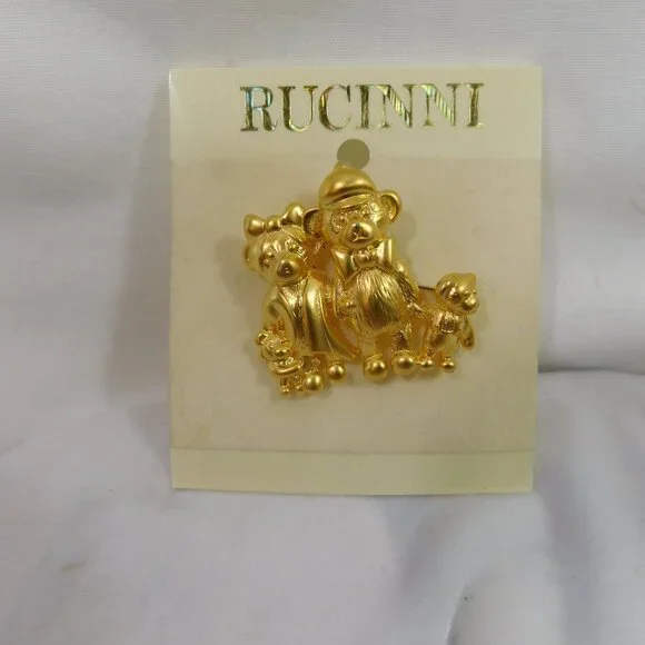 Ladies Rucinni Brooch - Picture 1 of 3